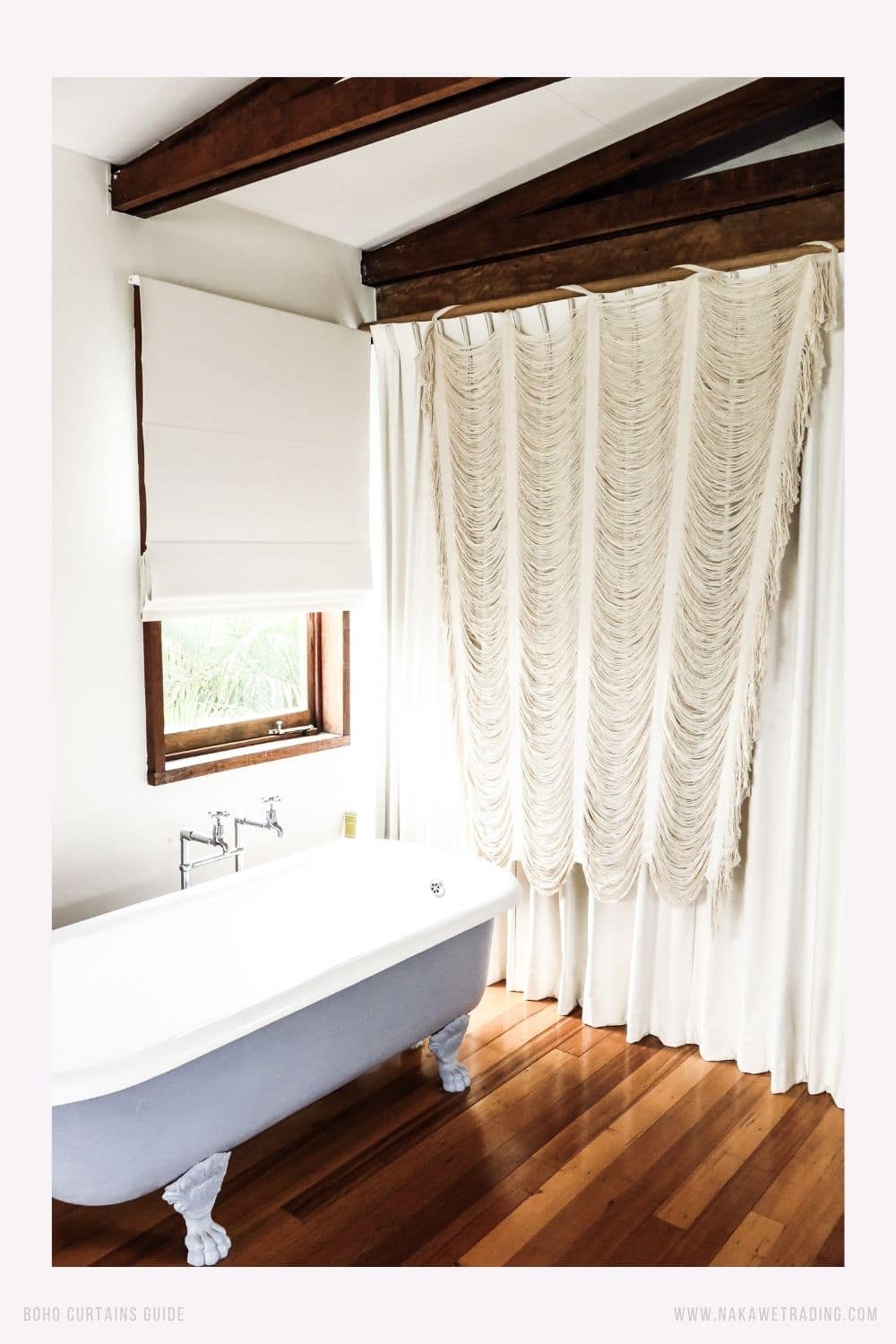 boho curtain ideas and hanging style (2)